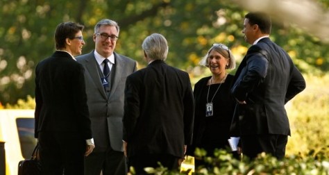 Rachel Maddow (NBC), Keith Olberman (Former NBC), David Brock (Media Matters CEO), Anita Dunn (White House Communications Director), Dan Pfieffer (White House Communications Director).