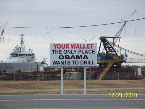 Obama wants to drill here