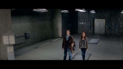 Cap and Black Widow civies