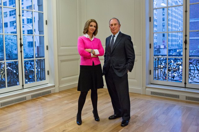 Shannon Watts with Micheal Bloomberg NYT