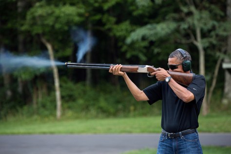 Obama skeet shooting don't be fooled