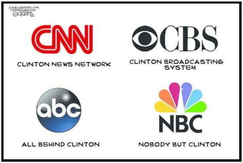 CNN ABC NBC all in the tank 2016