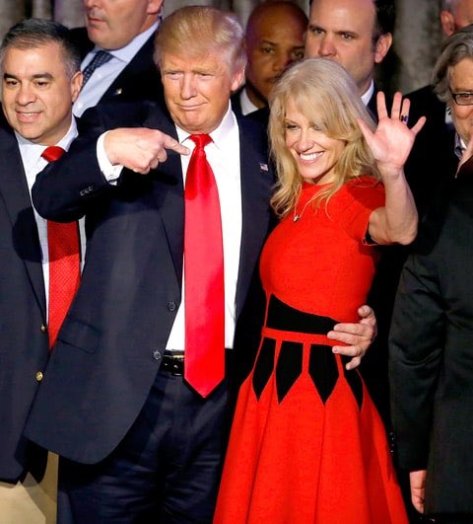 Kellyanne with Trump